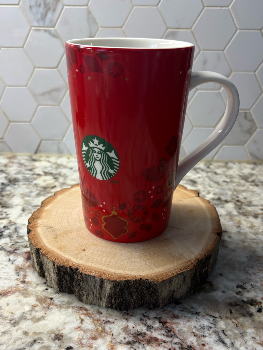 Starbucks 2013 Christmas Holiday Ornaments 16 oz Coffee Mug